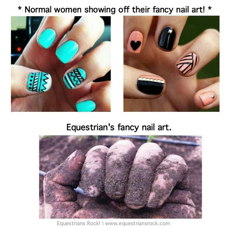 Equestrian Nail Art